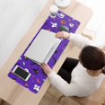 thumbnail image 3 of Long Mouse Pads for Desk,Halloween Purple Spider Web Pattern Desk Mats on Top Of Desks, Desk Mouse Pad Extra Large with 3mm Non-Slip Base and Stitched Edge for Gaming,Office,Work,Home 31.5x11.8in, 3 of 5