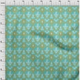 thumbnail image 3 of oneOone Georgette Viscose Fabric Stripe & Paisley Ikat Decor Fabric Printed BTY 42 Inch Wide, 3 of 4