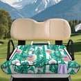 thumbnail image 3 of XYZCANDO Tropical Golf American Print Golf Cart Seat Cover | 4 Pockets Non-Slip Breathable Terry Cloth | 2-Seat Universal Fit For EZGO Club Car Yamaha, 3 of 8