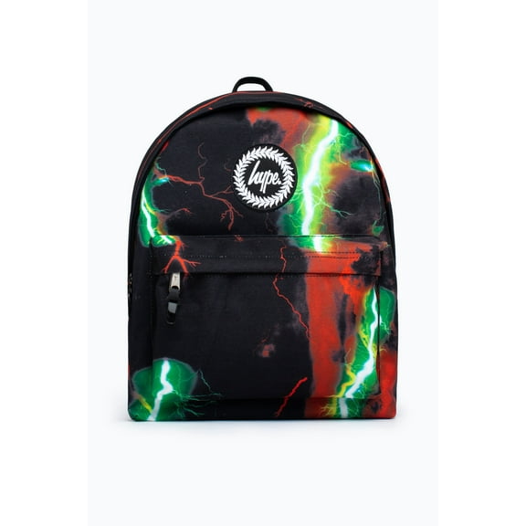 Hype Unisex Black Anger Skies Crest Backpack