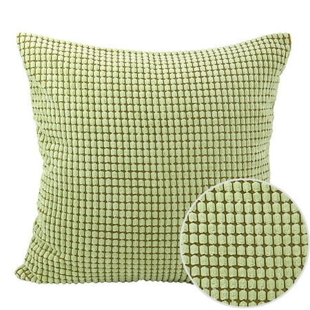 Velvet Throw Pillow Covers Velvet Square Cushion Pillow Covers Shell Home Sofa Bed Decor Throw Pillowcases Pillow Case ()