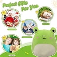 thumbnail image 5 of Plush Toys,Cute Frog Stuffed Animal Plush Toy 3D Dinosaur Pillow Soft Lumbar Back Cushion Plush Stuffed Toy Gifts for Children(8 Inch), 5 of 5