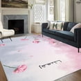 thumbnail image 3 of 1PC Floral Style Area Rug Local Rug, Lightweight Washable Easy-to-Tidy Carpet Mat Festival Gift, Suitable for Bedroom, Living Room, Dining Room, Office, Balcony, Room Accessones, 3 of 8