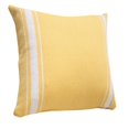 thumbnail image 3 of Laddha Home Designs Handwoven Geometric Striped Cotton Throw Pillow Cover - 20" - Yellow and White, 3 of 9