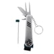 thumbnail image 2 of Multi Golf / Cleat / Cleaner / Marker Tool de material acero Inoxidable con Llavero + 100 Piezas Professional 32mm Castle golf professional tees Sharpla Golf Tees, 2 of 8
