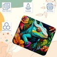 thumbnail image 3 of Chameleon Square Desk Mat, 8.3x9.8 Inch, Non-Slip Rubber Bottom, Printed, Suitable for Office and Gaming - Gaming Mousepad and Mouse Pad, 3 of 6