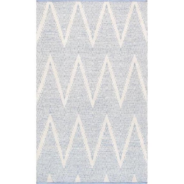 Pasargad PLW-05 9x12 9 x 12 Pi Collection Simplicité à la Main - Tapis de Coton Tissé&44; Ivoire