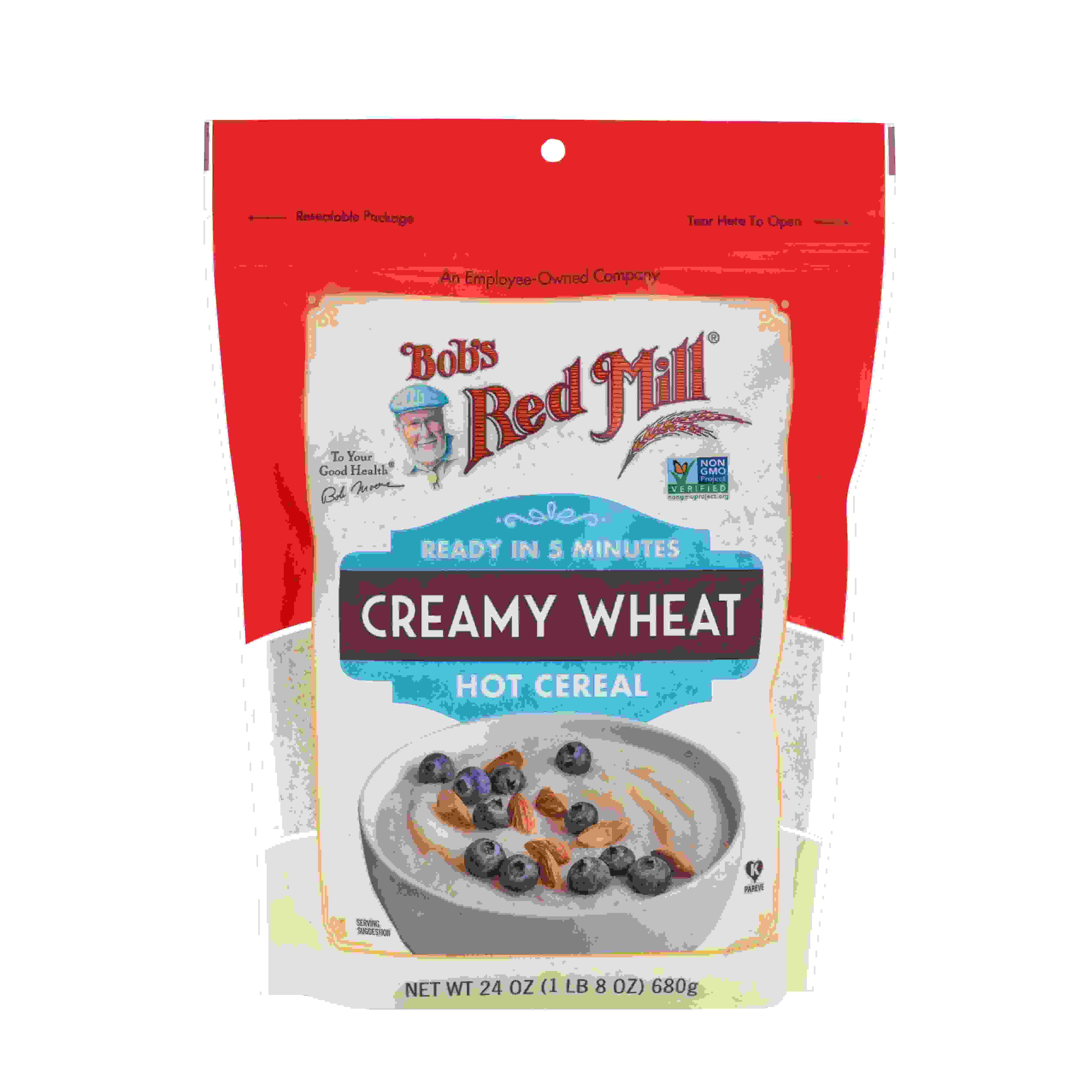 Bob's Red Mill Organic Hot Creamy Wheat Cereal, 24 oz