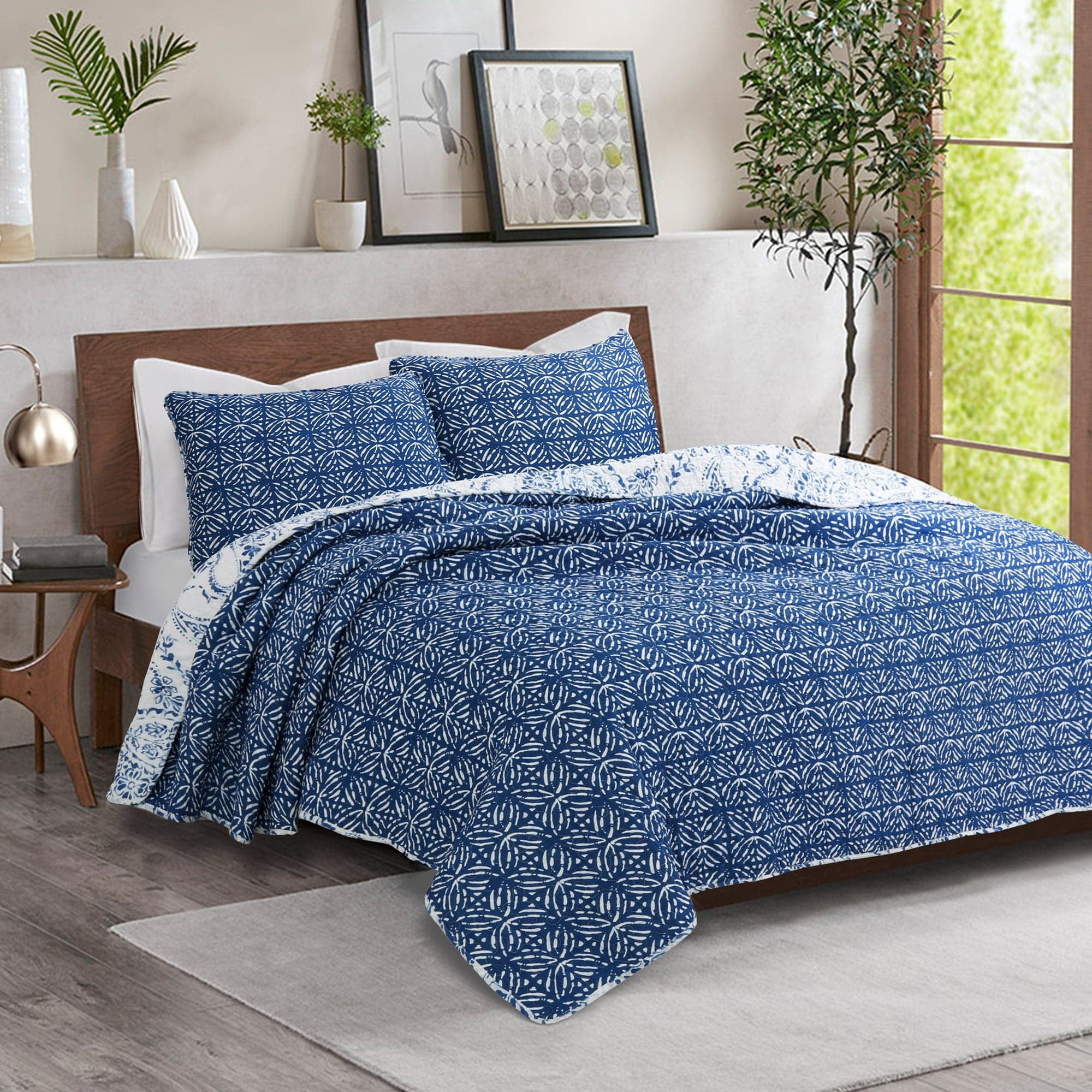 Erindale 3 Piece Quilt Set by Lush Decor