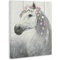 thumbnail image 3 of Spirit Stallion Horse with Flower Crown Stretched Canvas Wall Art, Proudly Made in USA, Living Room, 3 of 3