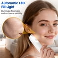 thumbnail image 7 of EXLEAF 2026 New Sonic Dermaplaning Razor with Led Light, Women'S Facial Hair Remover, Facial Fuzz Remover, 6 Replacement Heads&3 Speeds, 7 of 7