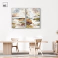 thumbnail image 3 of Edge of the Land Serenity Duo Canvas Print Boho Wall Decor by Art Remedy, Silver Frame, 30 x 45, 3 of 6