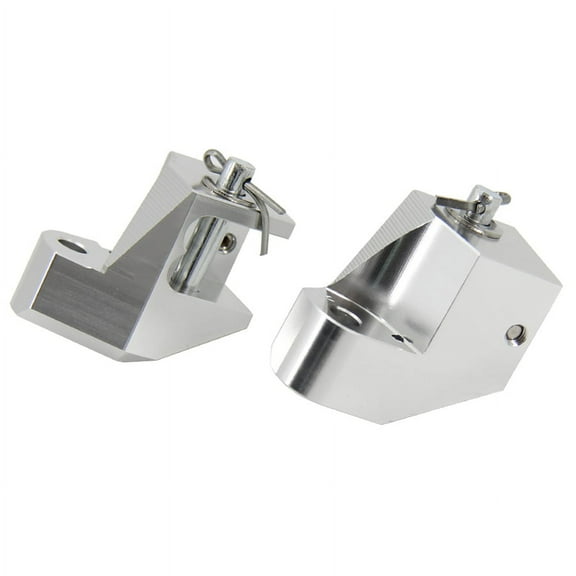 2X Foot Peg Footpeg Lowering Kit Silver Compatible for K1600GT GTL & Bagger 2011-2020