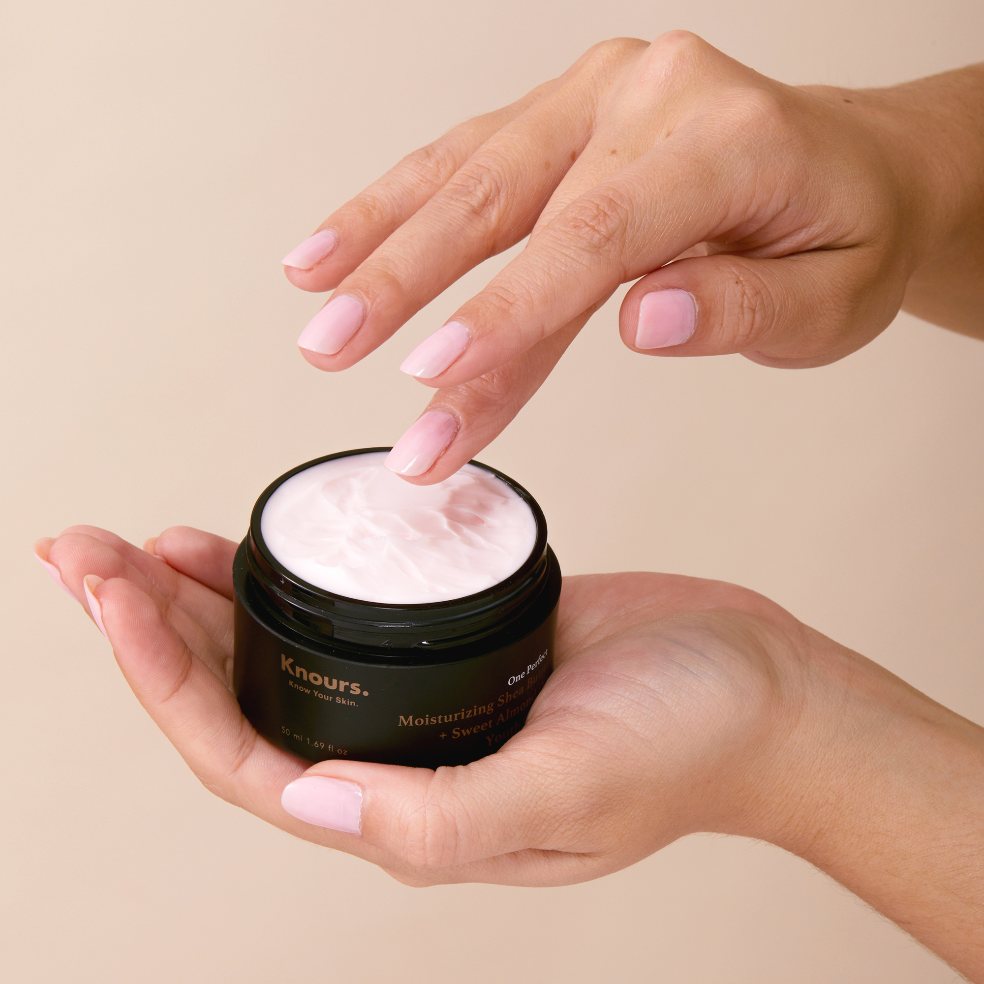 Knours. Moisturizing Shea Butter + Sweet Almond Oil Youth Cream 50ml, Korean Skincare Clean Beauty