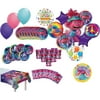 Trolls World Tour Birthday Party Supplies 8 Guest Table Decorations and Poppy Balloon Bouquet