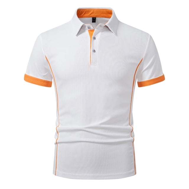 Camiseta informal cómoda de manga corta para hombre - Poliéster transpirable - Corte clásico - Versátil para el día a día y el entrenamiento