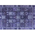 thumbnail image 1 of Ahgly Company Machine Washable Indoor Rectangle Persian Blue Traditional Area Rugs, 3' x 5', 1 of 4