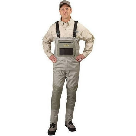 UPC: 0879730000426 | Caddis Mens Long Tan/Copper Deluxe Stockingfoot Breathable Waders