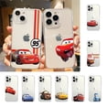 thumbnail image 2 of Funda de teléfono Cars L-Lightning m-mcQueen para Iphone 15 11 13 14 Pro Max 7 8 Plus X Xr Xs Max Se2020 12mini cubierta transparente, 2 of 5