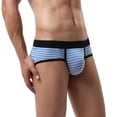 thumbnail image 3 of PEASKJP Men's Stretch Briefs U-Shape Support Briefs Underwear,Green S, 3 of 4