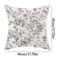 thumbnail image 3 of Decorative Throw Pillow, Floral Pattern Decorative Throw Pillow, Soft Plush Cushion with Couch Bed Pillow and, for Living Room Accent, 3 of 6