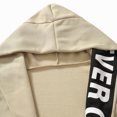 thumbnail image 5 of Handshe Men's Stylish Solid - Color Letter - Spliced Long - Sleeve Hooded Casual Jacket, 5 of 7