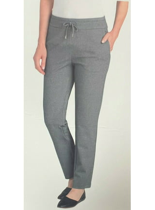 Dalia Women's Pull-On Ponte Pant with Built-in Tummy Control Panel :  : Clothing, Shoes & Accessories