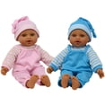 thumbnail image 1 of The New York Doll Collection 12 Sweet Hispanic Twin Dolls Play Baby Dolls - Doll Pacifier Included, 1 of 5