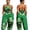 C, variant on Women Floral Print Halter Jumpsuit Sleeveless Backless High Waist Loose Jogger Romper With Pockets Summer Vacation Outfit