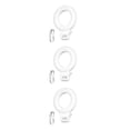 thumbnail image 3 of Tholdsy USB Rechargeable LED Ring Light Cellphone Portable Lamp Video Makeup Cordless Clip-on Lighting Desktop Circle Travel Blanco 3piezas, 3 of 6