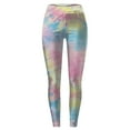 thumbnail image 3 of MKLEKYY Leggings deportivos para mujer, mallas informales con estampado tie-dye para mujer, mallas deportivas para fitness, pantalones de yoga, 3 of 3