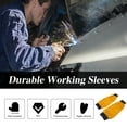 thumbnail image 2 of 1 Pair Heat Resistant Welding Sleeves Useful Arm Protection Sleeves (Yellow), 2 of 9