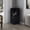 Black, variant on Medium-width Bar Cabinet with Wine Storage | Showcase Glassware in Spacious Top Section | Upgrade Home Bar with Sleek Design