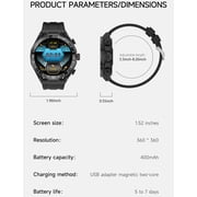 ATEVIX Smart Watch with Earbuds for Android and iPhone,1.52'' HD Screen,Answer/Make Calls,Fitness Tracker,Ultra-Thin Design,Watch with Earbuds for Men Women