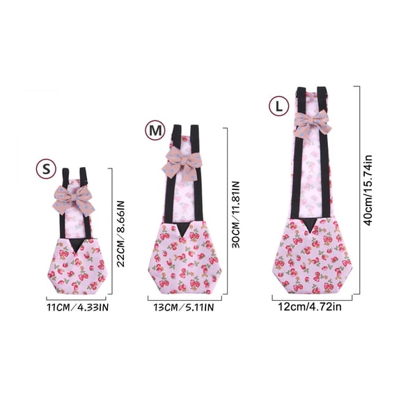 Reusable Pet Poultry Diapers Washable Chicken Duck Goose Diaper Clothes with Cute Bow Tie and Inner Pocket Adjustable Harness for Indoor Birds Blue M