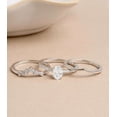 thumbnail image 6 of vylahjewellery Unique Oval Cut Wedding Bridal Set Moissanite Diamond Engagement Anniversary Ring Stackable Mother's Day Gift Ring, 6 of 8