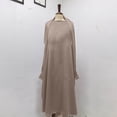 thumbnail image 4 of XUNKUSGA Muslim Girl Dress 6-13Y Classic Full Cover One-Piece Abaya for Kids Loose Batwing Sleeve Islam Dubai Modest Robe Lightweight Comfortable Maxi Dress,Purple, 4 of 8