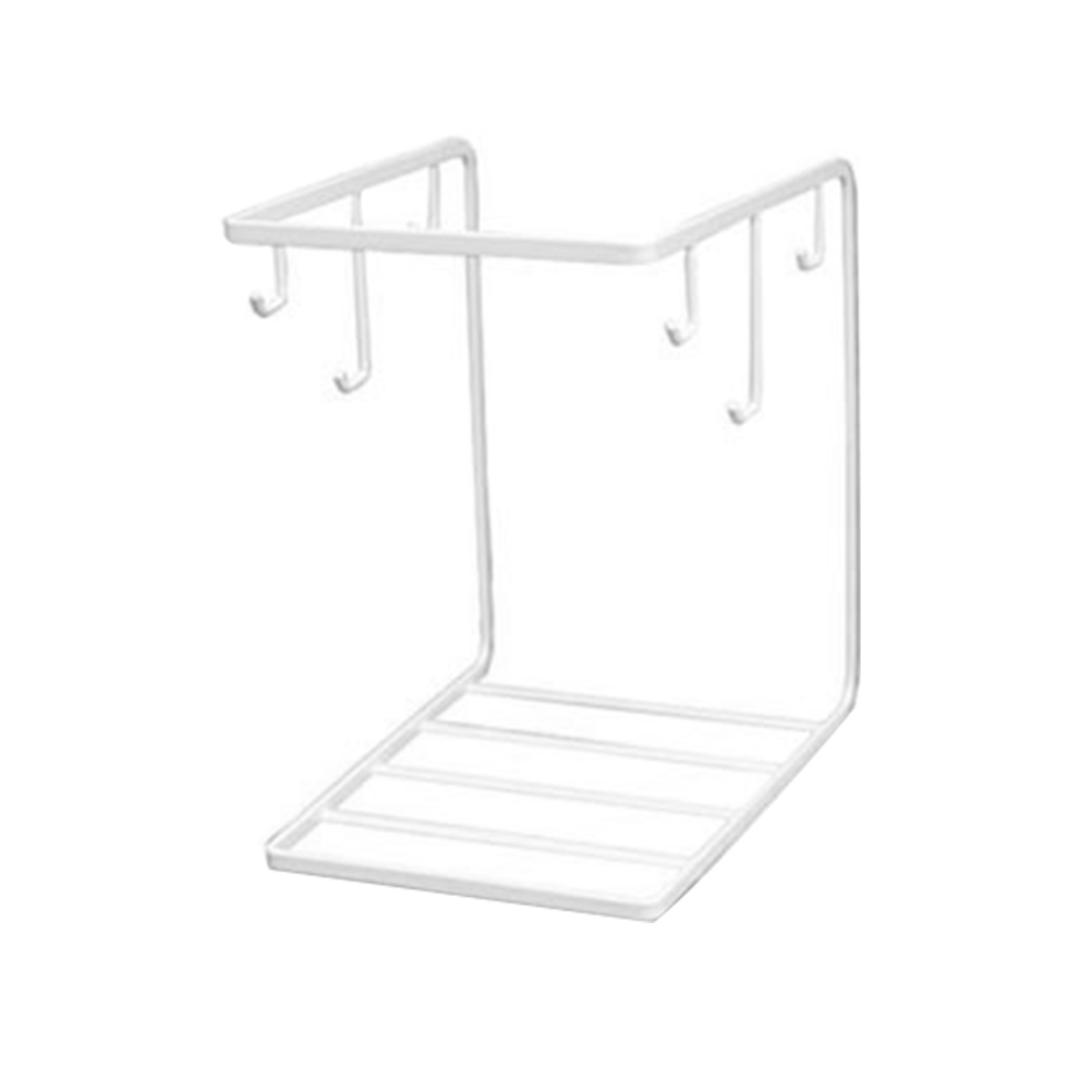 HOMEMAXS Iron Art 6 Hooks Cup Rack Kitchen Desktop Cup Holder Rack Household Cup Storage Rack