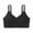 #01 Black 【Mix, Match & Rotate: Stock Up on Daily Colors】, variant on Push Up Bras for Women, Elastic Snug Fit Solid Color Wireless Sports Bra, Front Zipper Shockproof Comfort for Running Fitness | TruHer,Black Free Size