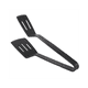 thumbnail image 3 of Pinzas de silicona para cocina, pinzas para barbacoa, espátula para sujetar pan, pinzas para filetes fritos, color negro, 3 of 8