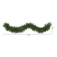 thumbnail image 2 of Nearly Natural 6ft Mixed Pine & Pinecone Artificial Garl w/5 Clear LED in Green, 2 of 5
