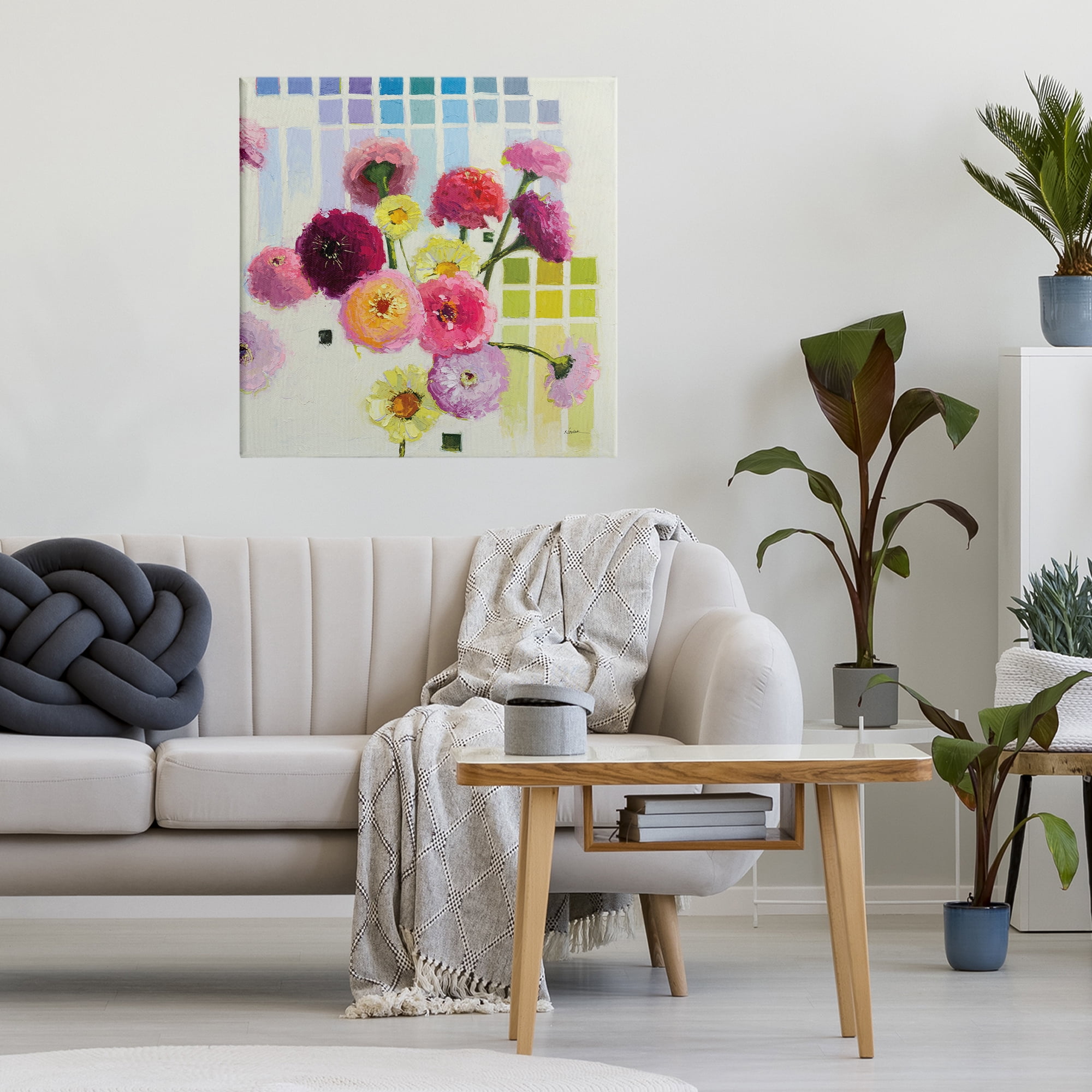 Stupell Industries Color Chart Pastel Bloom Study Canvas Wall Art, design by Shirley Novak