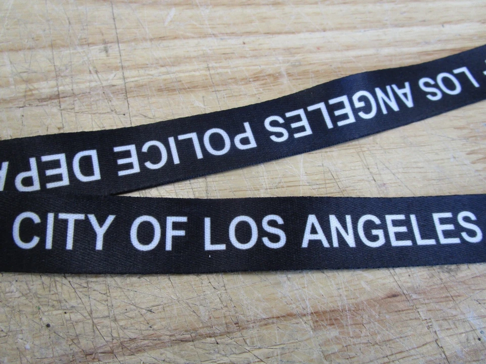 Lapd Los Angeles Police Department Lanyard Id Key Phone Holder Free Shipping