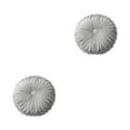 thumbnail image 4 of Youkk Wide Application Cushion Pillow For All Comfort Needs Polyester Decorative Cushion Pillow Cushion Throw Pillows Simple light grey 38CM 2Set, 4 of 6