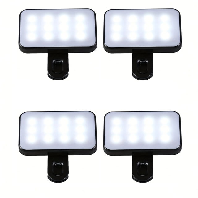 From Xiao Bei strict selection Mini Selfie Video Conference Fill Light Portable 3 Modes Rechargeable Adjustable Brightness For Mobile Phone Computer Fill Light