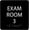 Black, variant on ADA CENTRAL SIGNS - 6" X6" Exam Room 3 Sign - ADA Compliant Tactile Graphics Grade 2 Braille Text Acrylic Wall Signs - Educational Institution Directional Assistance Test Center Door Sign for Schools