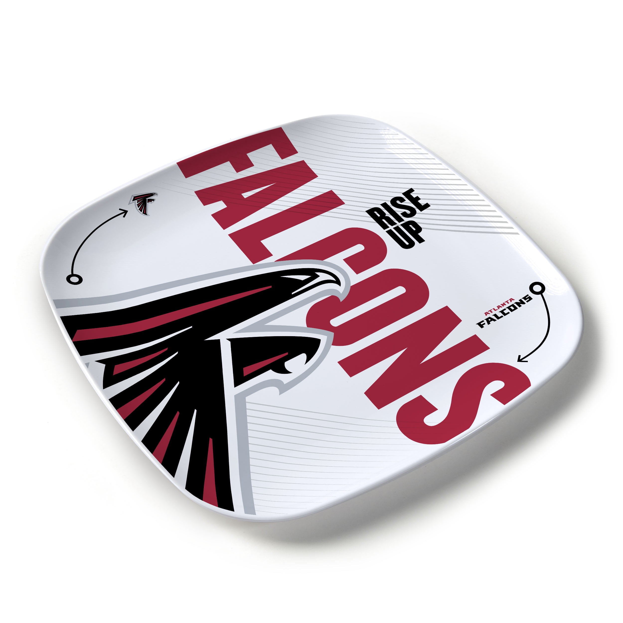 YouTheFan NFL Atlanta Falcons Large Party Plate