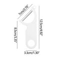 thumbnail image 3 of Wovilon Multi-Functional Peeler Vegtable Peeler Peeling Knife Scraping Knife Kitchen Household Stainless Steel Potato Peeling Artifact Vegetable Fruit Knife Peeling Knife Melon Planer, 3 of 9