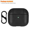 thumbnail image 3 of TSV Case Cover Compatible with AirPods 3, Protective Case Skin with Secure Lock Fit for Airpods 3rd Generation Charging, Front LED Visible, Black, 3 of 9