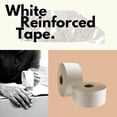thumbnail image 4 of PSBM Reinforced Kraft Tape, 2.83" x 450 Feet, 300 Rolls, White, Water-Activated, Tamper-Evident Secure Sealing, 4 of 7